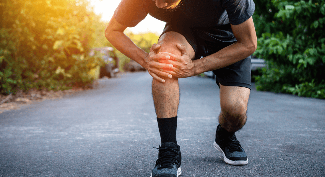 bolest kolena pri sporte behu